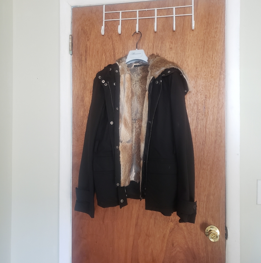 Theory Fur Lined Coat